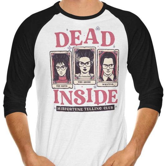 Misfortune Telling Club - 3/4 Sleeve Raglan T-Shirt