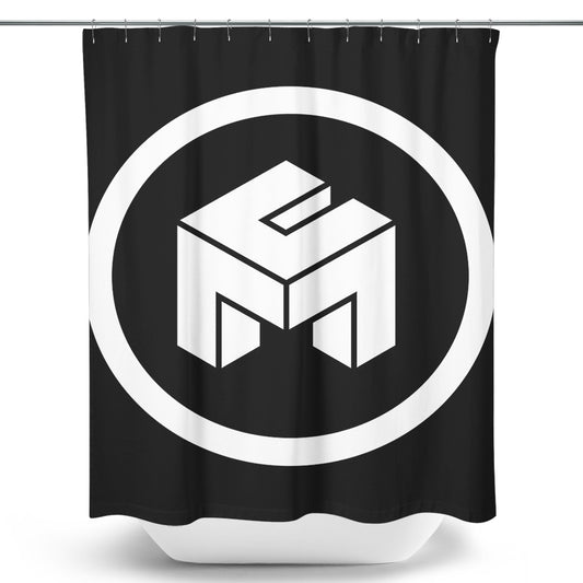 MissClick Logo (Alt) - Shower Curtain