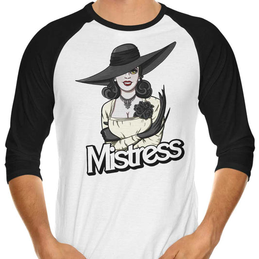 Mistress - 3/4 Sleeve Raglan T-Shirt