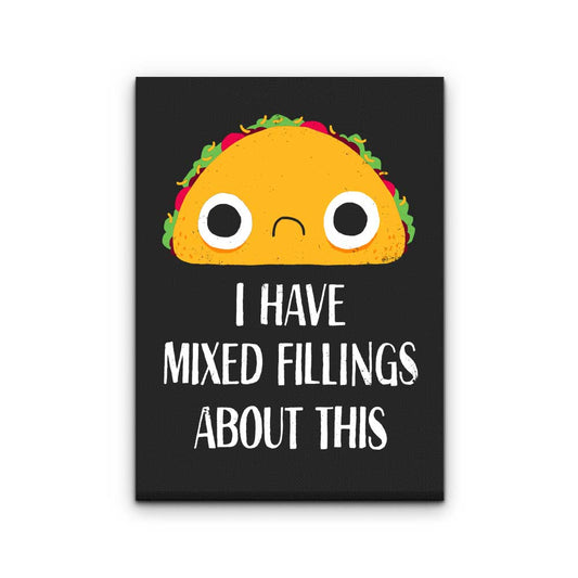 Mixed Fillings - Canvas Print