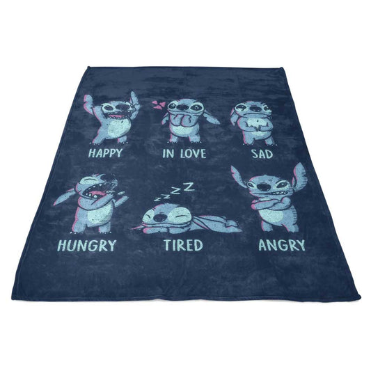 Monster Emotions - Fleece Blanket