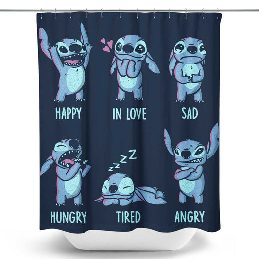 Monster Emotions - Shower Curtain