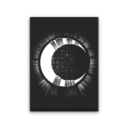 Moon Bust - Canvas Print