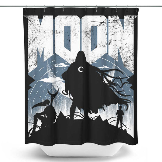 Moon Doom - Shower Curtain
