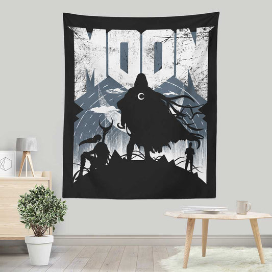 Moon Doom - Wall Tapestry