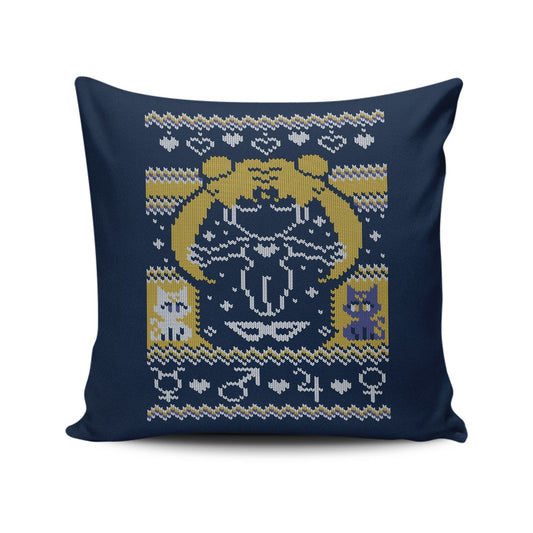 Moon Prism Christmas - Throw Pillow