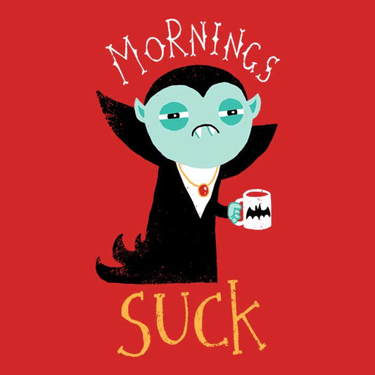 Mornings Suck - Fleece Blanket