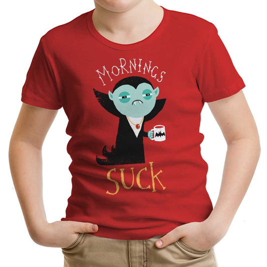 Mornings Suck - Youth Apparel