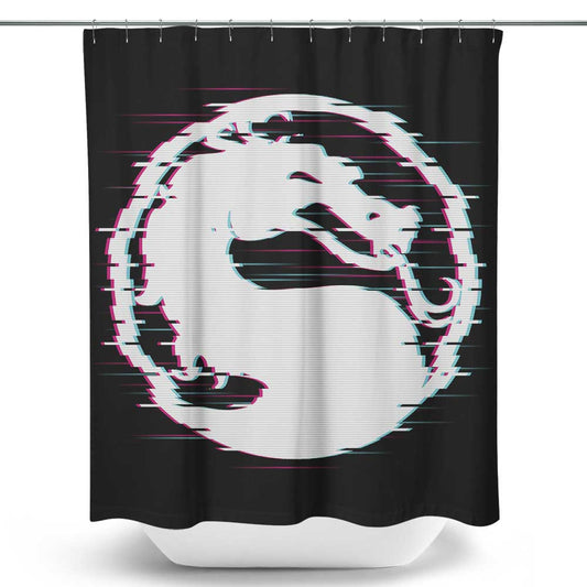 Mortal Glitch - Shower Curtain