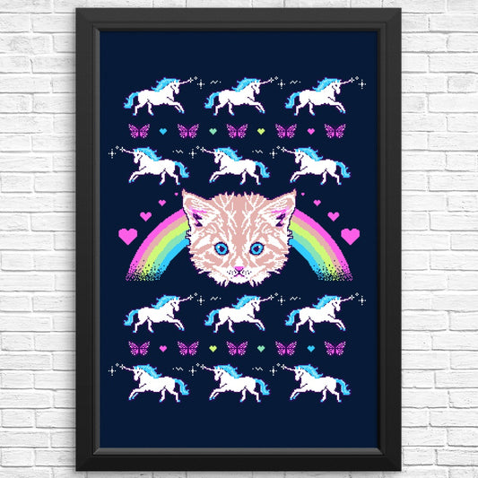 Most Meowgical Sweater - Posters & Prints