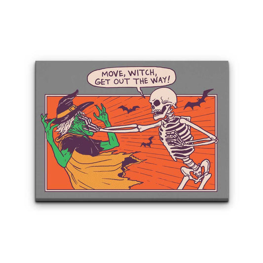 Move Witch - Canvas Print