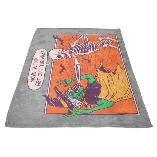 Move Witch - Fleece Blanket