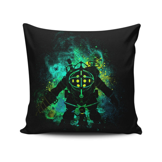 Mr. Bubble Art - Throw Pillow