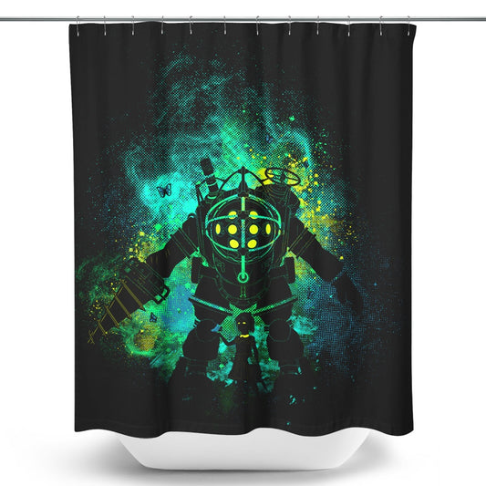 Mr. Bubble Art - Shower Curtain