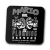 Mushroom Kingdom Plumbing Service - Coasters