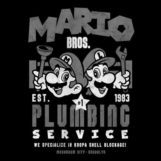 Mushroom Kingdom Plumbing Service - Men's Apparel