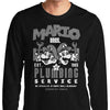 Mushroom Kingdom Plumbing Service - Long Sleeve T-Shirt