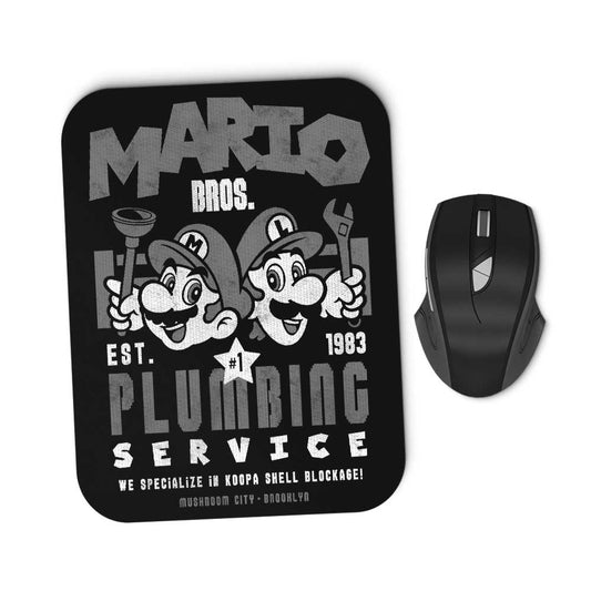 Mushroom Kingdom Plumbing Service - Mousepad