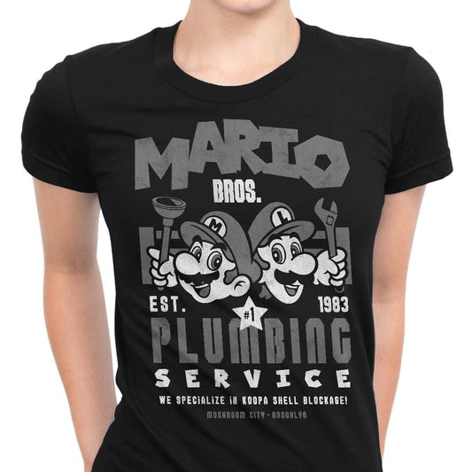 Mushroom Kingdom Plumbing Service - Women's Apparel