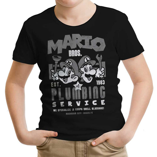 Mushroom Kingdom Plumbing Service - Youth Apparel