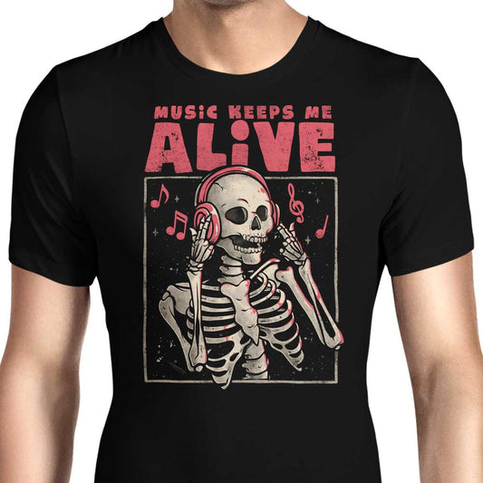 Music Keeps Me Alive - Men's Apparel