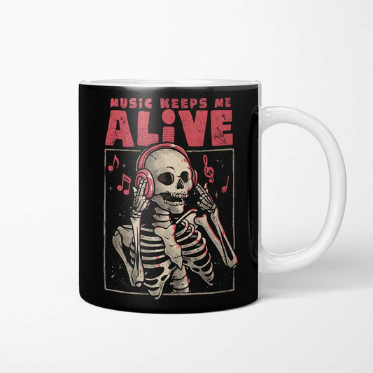 Music Keeps Me Alive - Mug