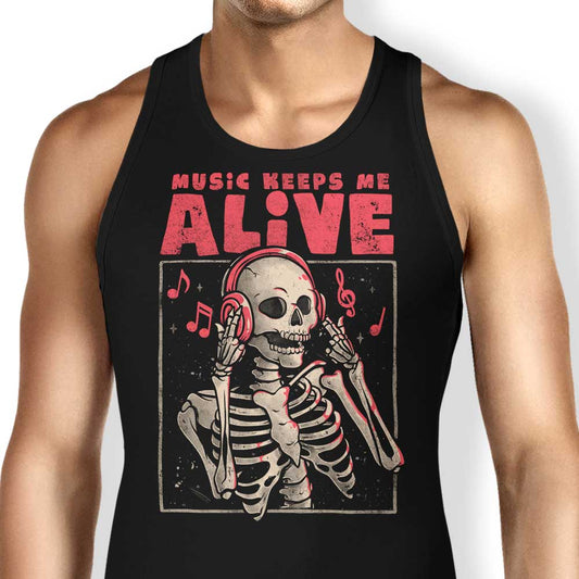 Music Keeps Me Alive - Tank Top