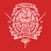 Mutant and Proud: Raph - Metal Print