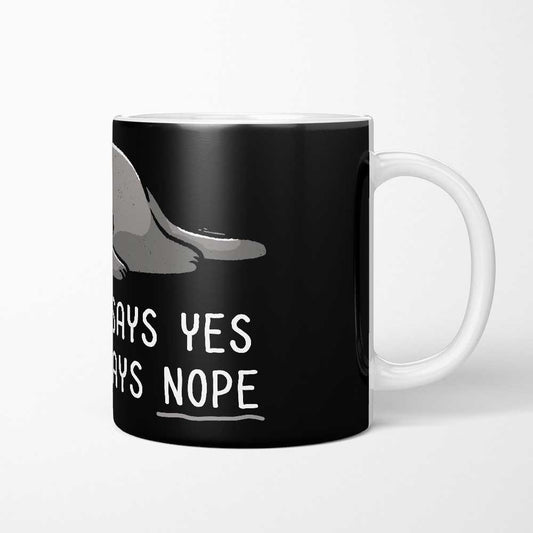 My Body Says Nope - Mug