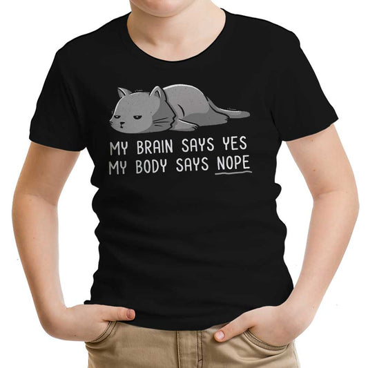 My Body Says Nope - Youth Apparel