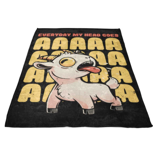 My Head Goes - Fleece Blanket