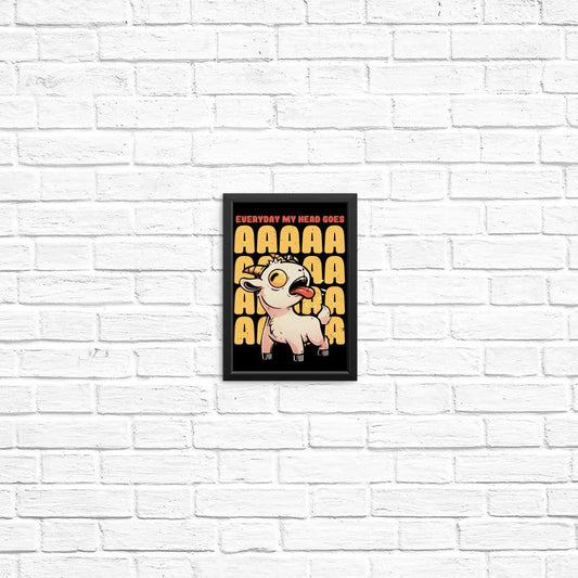 My Head Goes - Posters & Prints