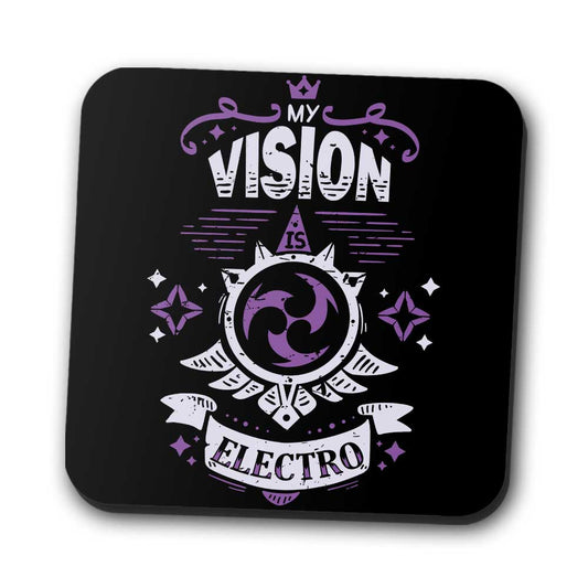 My Vision is Electro - Coasters
