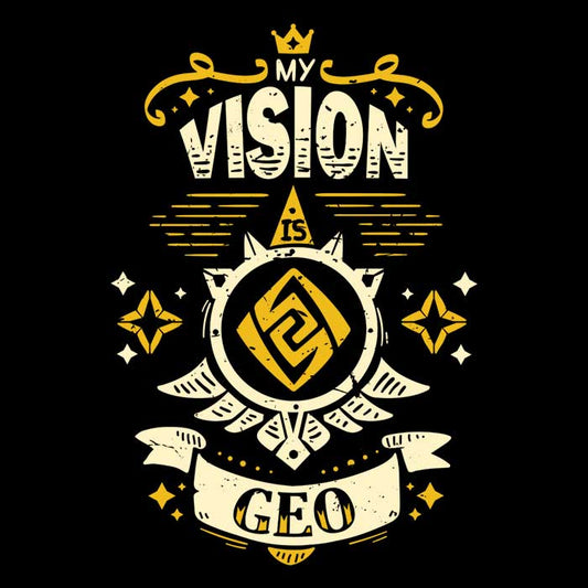 My Vision is Geo - Shower Curtain