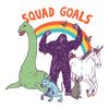 Mythical Squad Goals - Throw Pillow