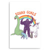 Mythical Squad Goals - Metal Print