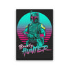Neon Bounty Hunter - Canvas Print