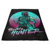 Neon Bounty Hunter - Fleece Blanket