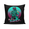 Neon Bounty Hunter - Throw Pillow