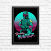 Neon Bounty Hunter - Posters & Prints