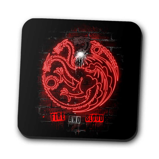 Neon Dragons - Coasters