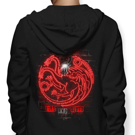 Neon Dragons - Hoodie