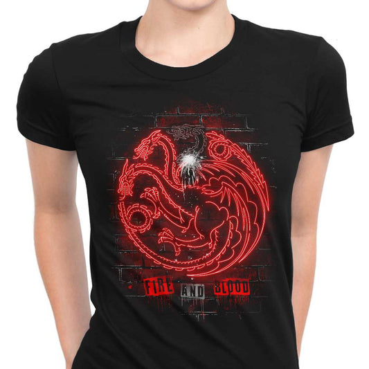 Neon Dragons - Women's Apparel