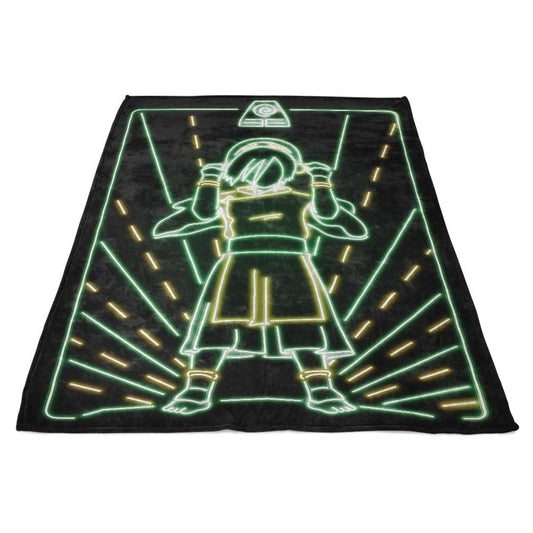 Neon Earth - Fleece Blanket