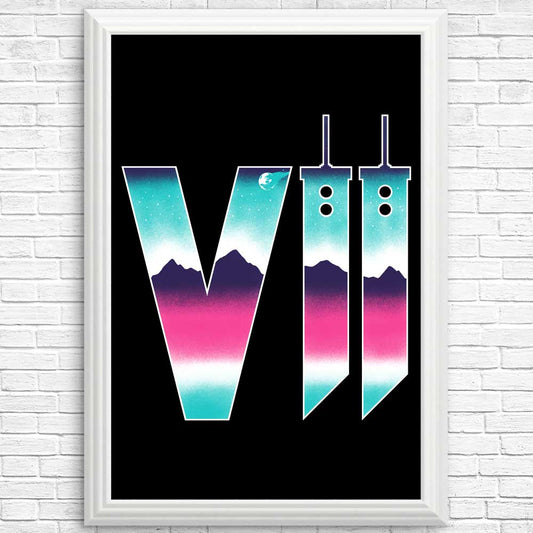 Neon Fantasy VII - Posters & Prints