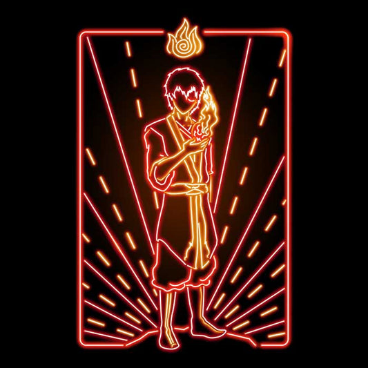 Neon Fire - Wall Tapestry