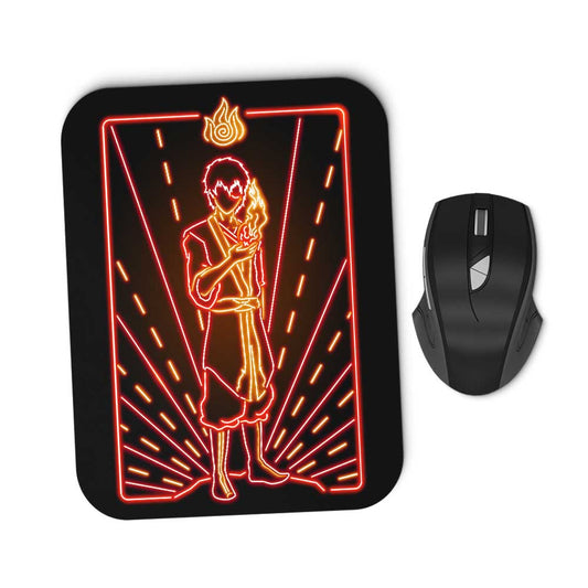 Neon Fire - Mousepad