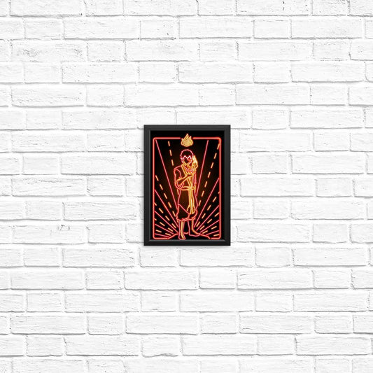 Neon Fire - Posters & Prints