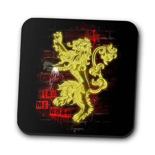 Neon Lion - Coasters