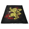 Neon Lion - Fleece Blanket
